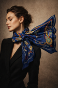 Vintage Céline Paris Tuch – Triomphe & Kettenmuster