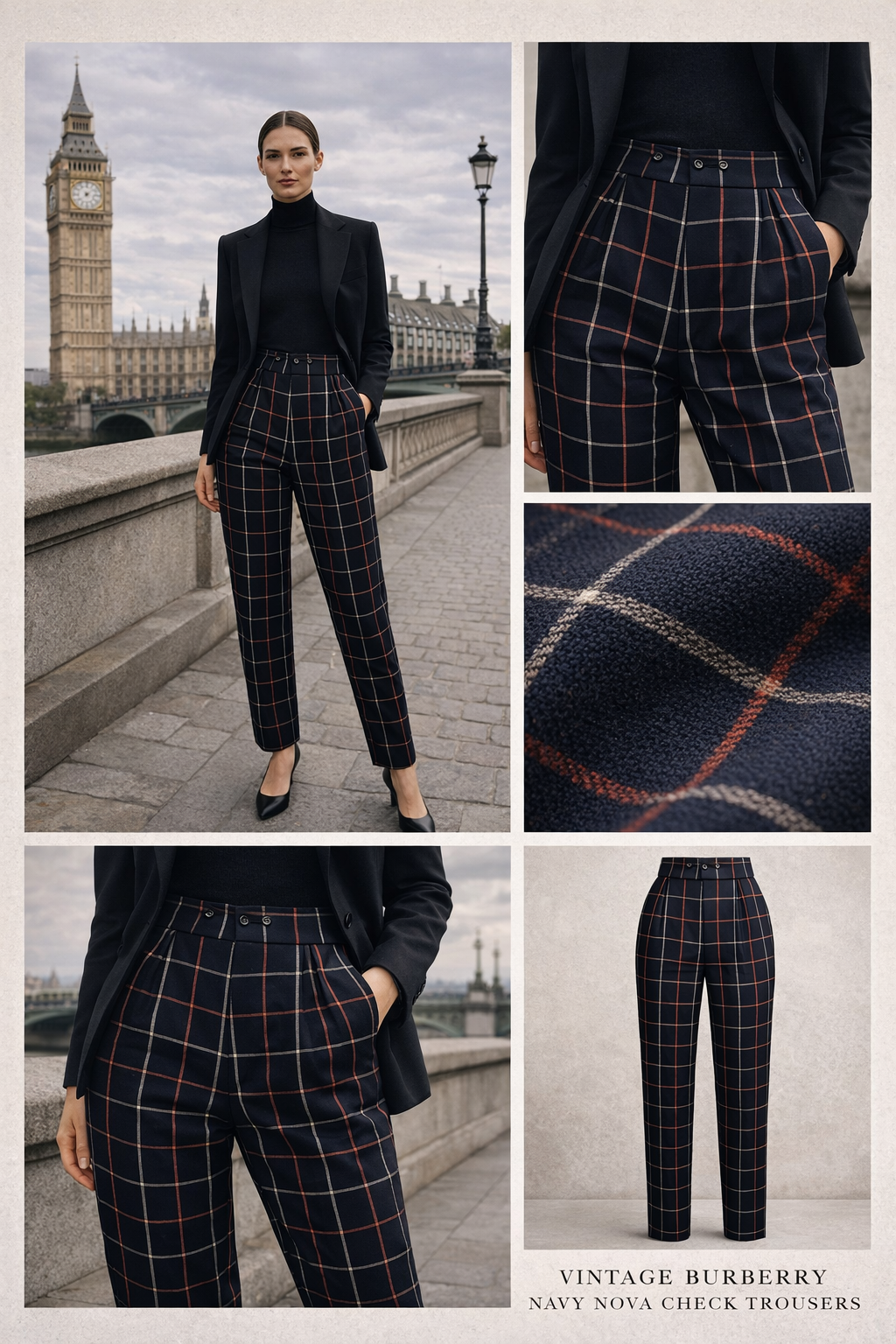 Vintage-Hose von Burberry
