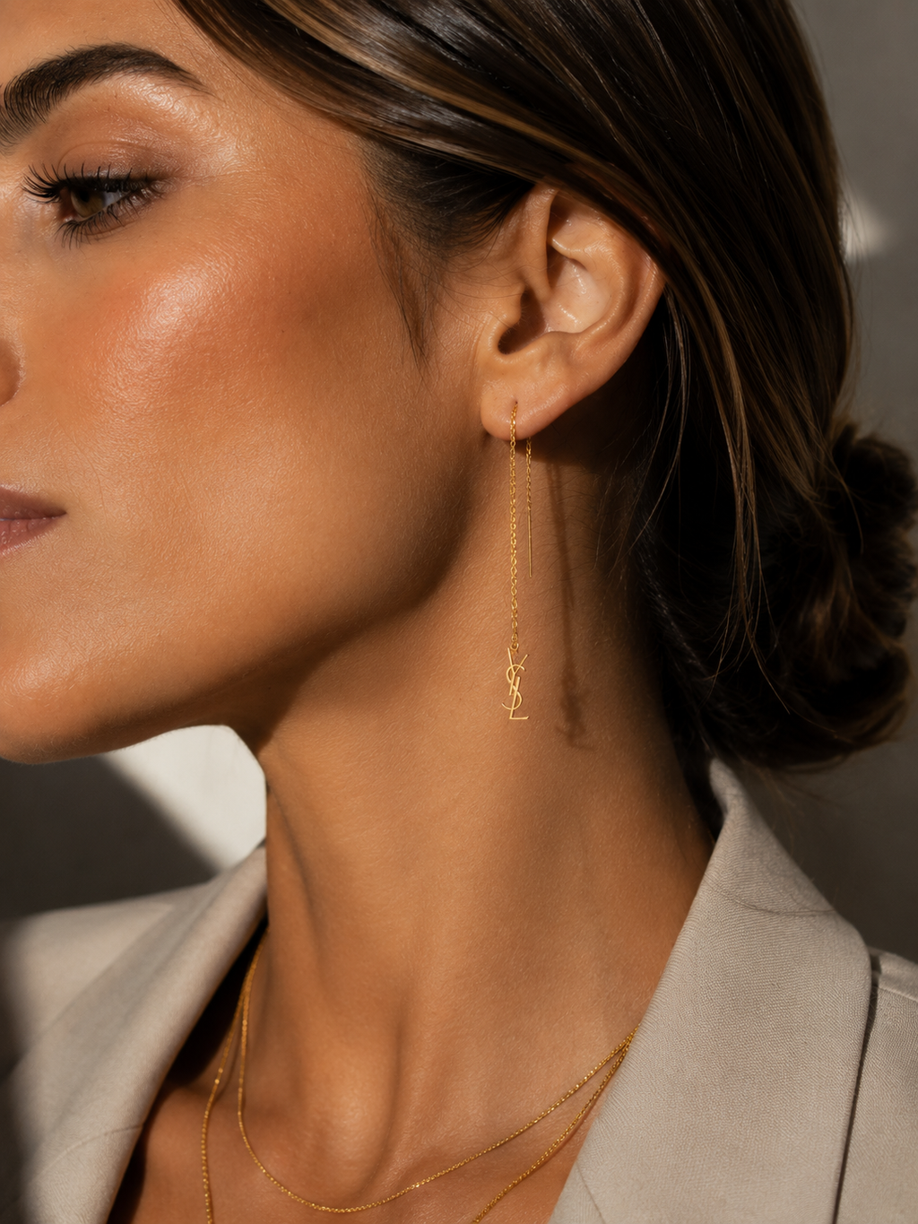 Saint Laurent (YSL) Durchzieher-Ohrringe