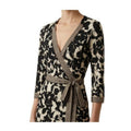 Diane von Furstenberg Wickelkleid Schwarz-Weiß